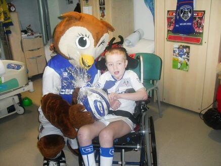 McQuillan are proud sponsors of Oldham Athletic's mascot